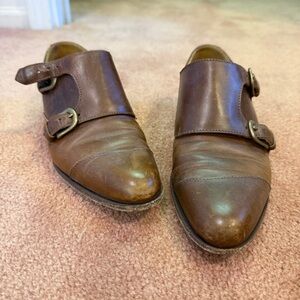 Billy Reid Double Buckle Monk Strap Oxford